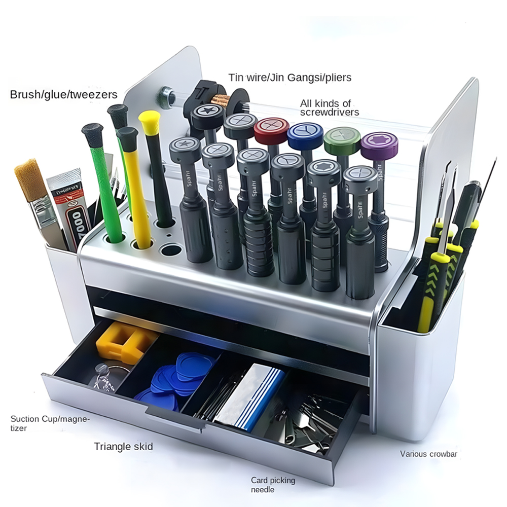 Phone Accessories Rack - Support de bureau, armoire à outils