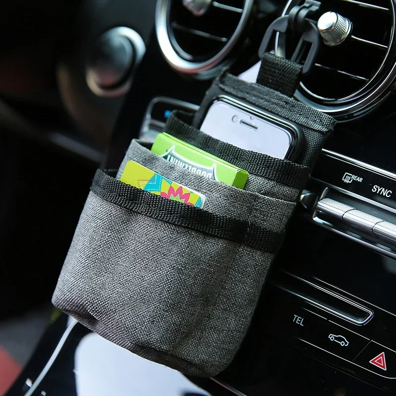 Phone Accessories Rack - Boîte de rangement Oxford pour voiture,
