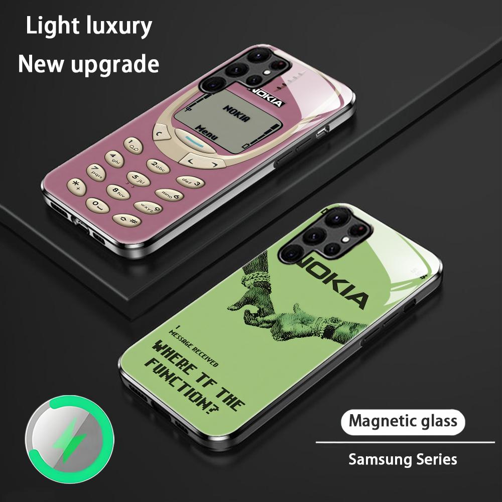 Phone Accessories Magnetic - Étui de téléphone magnétique en verre