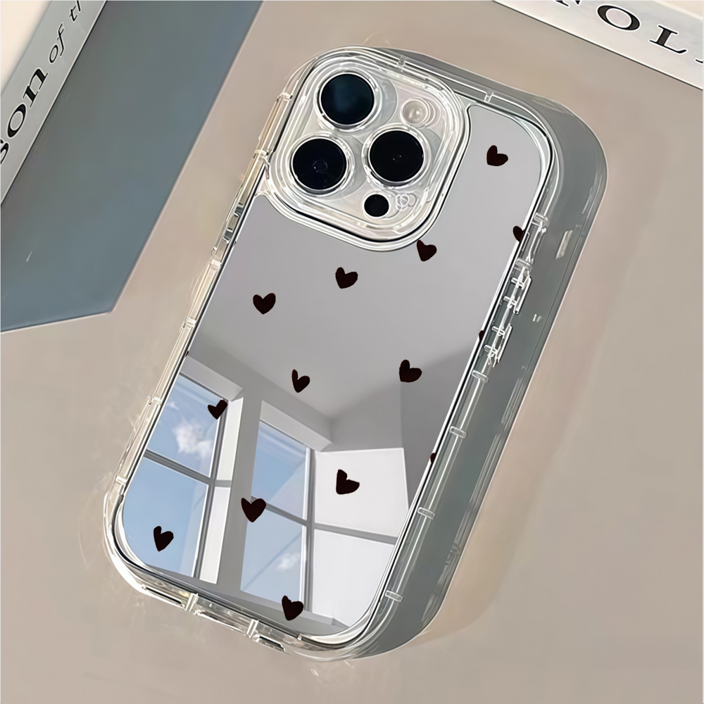 Coque de téléphone miroir cœur - Phone Accessories To Sell avis et prix