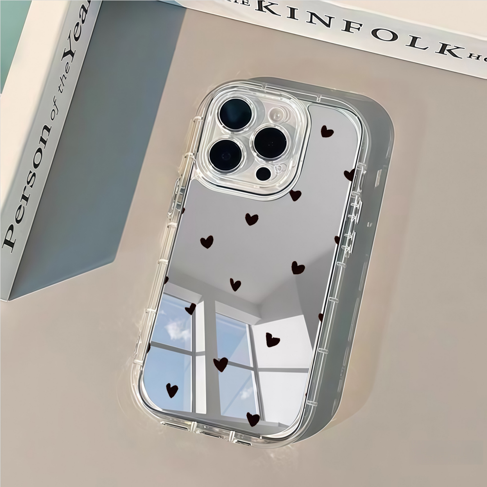 Coque de téléphone miroir cœur - Phone Accessories To Sell avis et prix
