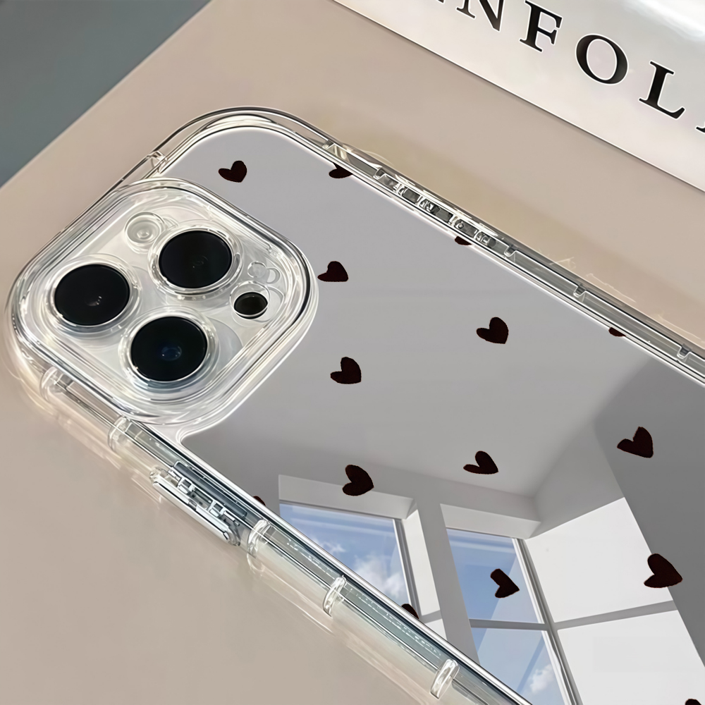 Coque de téléphone miroir cœur - Phone Accessories To Sell avis et prix